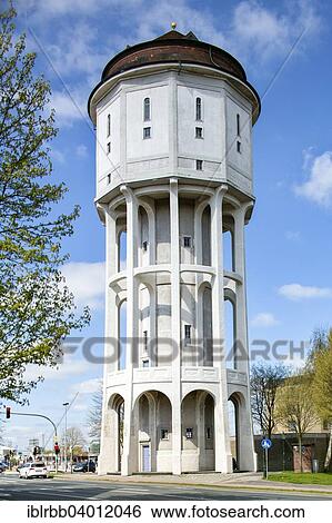 "Emden Water Tower, Art Nouveau tower, Emden, East Frisia, Lower Saxony, Germany, Europe" View Large Photo Image Stock Photograph - "Emden Water Tower, Art Nouveau tower, Emden, East Frisia, Lower Saxony, Germany, Europe". Fotosearch