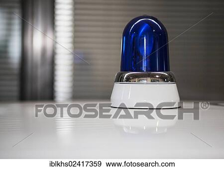 Stock Photo - Emergency light on the roof of a car, Berlin, Germany, Europe. Fotosearch