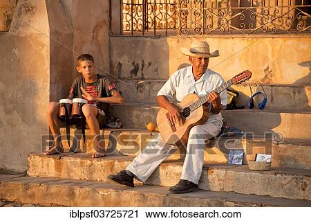 "Emerito Ramos Escalante, street musician, historic center, Trinidad, Sancti Spiritus Province, Cuba, North America" View Large Photo Image Stock Image - "Emerito Ramos Escalante, street musician, historic center, Trinidad, Sancti Spiritus Province, Cuba, North America". Fotosearch