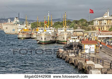"Eminonu ferry station, Istanbul, Turkey, Asia" View Large Photo Image Stock Photo - "Eminonu ferry station, Istanbul, Turkey, Asia". Fotosearch