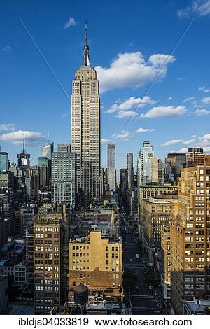 "Empire State Building, Manhattan, New York City, New York, United States, North America" View Large Photo Image Stock Photo - "Empire State Building, Manhattan, New York City, New York, United States, North America". Fotosearch