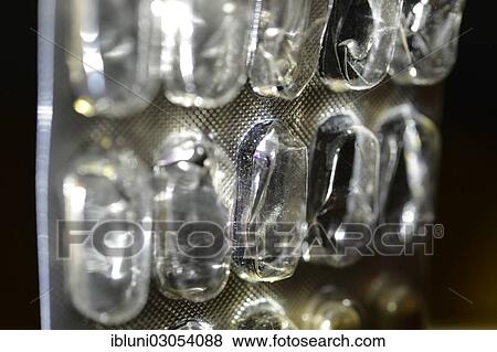 Stock Photo - Empty blister pack of tablets. Fotosearch