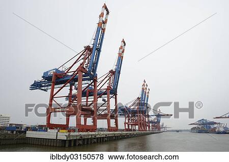 "Empty EUROGATE Container Terminal, Hamburg-Port, Hamburg, Hamburg, Germany, Europe" View Large Photo Image Stock Photo - "Empty EUROGATE Container Terminal, Hamburg-Port, Hamburg, Hamburg, Germany, Europe". Fotosearch