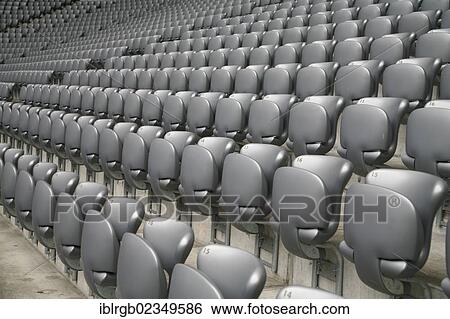 "Empty rows of seats at the Allianz Arena football stadium, Munich, Bavaria, Germany, Europe" View Large Photo Image Stock Photograph - "Empty rows of seats at the Allianz Arena football stadium, Munich, Bavaria, Germany, Europe". Fotosearch