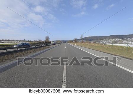 "Empty two-lane A81 motorway following a traffic accident, Herrenberg, Baden-Wurttemberg, Germany, Europe" View Large Photo Image Stock Photo - "Empty two-lane A81 motorway following a traffic accident, Herrenberg, Baden-Wurttemberg, Germany, Europe". Fotosearch