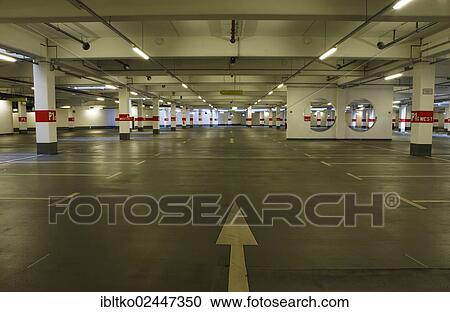 "Empty underground car park, Koeln-Arcaden shopping center, Cologne-Kalk, North Rhine-Westphalia, Germany, Europe" View Large Photo Image Stock Image - "Empty underground car park, Koeln-Arcaden shopping center, Cologne-Kalk, North Rhine-Westphalia, Germany, Europe". Fotosearch