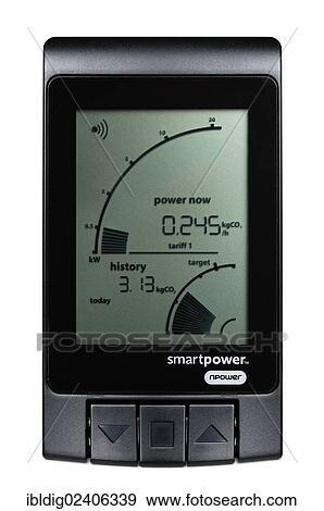 Energy monitor to monitor and record the use of electricity in the home View Large Photo Image Stock Photo - Energy monitor to monitor and record the use of electricity in the home. Fotosearch