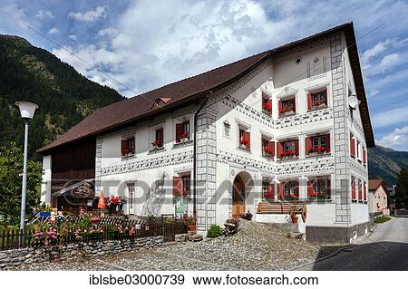 "Engadine house in Susch, Susch, Engadin, Unterengadin, Inn District, Canton of Graubunden, Switzerland, Europe" View Large Photo Image Stock Photo - "Engadine house in Susch, Susch, Engadin, Unterengadin, Inn District, Canton of Graubunden, Switzerland, Europe". Fotosearch