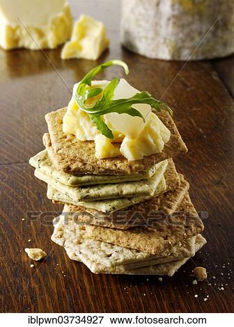 English Cheddar cheese and crackers View Large Photo Image Stock Photo - English Cheddar cheese and crackers. Fotosearch