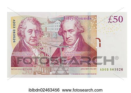 English fifty pound note View Large Photo Image Stock Photograph - English fifty pound note. Fotosearch