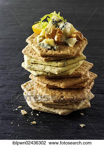 English Stilton blue cheese and biscuits View Large Photo Image Stock Image - English Stilton blue cheese and biscuits. Fotosearch
