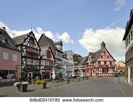 "Ensemble of half-timbered buildings, Rhens, Upper Middle Rhine Valley, UNESCO World Cultural Heritage Site, Rhineland-Palatinate, Germany, Europe" View Large Photo Image Stock Photography - "Ensemble of half-timbered buildings, Rhens, Upper Middle Rhine Valley, UNESCO World Cultural Heritage Site, Rhineland-Palatinate, Germany, Europe". Fotosearch