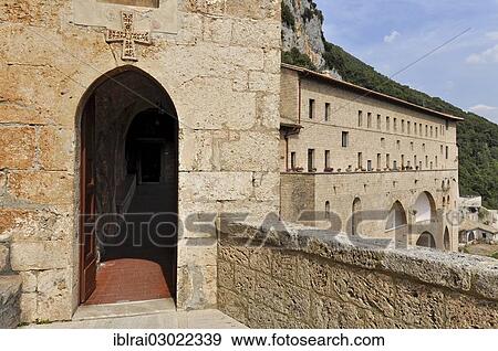 "Entrance door to the Monastery of St. Benedict or Sacro Speco, near Subiaco, Lazio, Italy, Europe" View Large Photo Image Stock Photo - "Entrance door to the Monastery of St. Benedict or Sacro Speco, near Subiaco, Lazio, Italy, Europe". Fotosearch