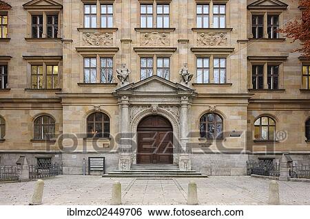 "Entrance facade of the Palace of Justice in Bamberg, inaugurated in 1903, Wilhelmplatz 1, Bamberg, Upper Franconia, Bavaria, Germany, Europe, PublicGround, Europe" View Large Photo Image Stock Photograph - "Entrance facade of the Palace of Justice in Bamberg, inaugurated in 1903, Wilhelmplatz 1, Bamberg, Upper Franconia, Bavaria, Germany, Europe, PublicGround, Europe". Fotosearch