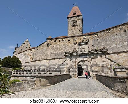 "Entrance gate and Bulgarians' Tower, Veste Coburg or Coburg Fortress, Coburg, Upper Franconia, Bavaria, Germany, Europe" View Large Photo Image Stock Photo - "Entrance gate and Bulgarians' Tower, Veste Coburg or Coburg Fortress, Coburg, Upper Franconia, Bavaria, Germany, Europe". Fotosearch