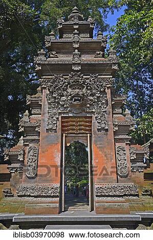 "Entrance gate in the Tirta Empul Water Temple, Bali, Indonesia, Asia" View Large Photo Image Stock Photo - "Entrance gate in the Tirta Empul Water Temple, Bali, Indonesia, Asia". Fotosearch