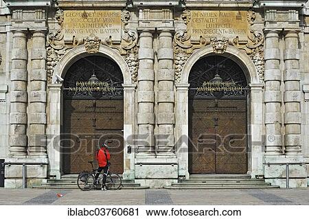"Entrance gates of the Bavarian National Museum, Munich, Upper Bavaria, Bavaria, Germany, Europe" View Large Photo Image Stock Image - "Entrance gates of the Bavarian National Museum, Munich, Upper Bavaria, Bavaria, Germany, Europe". Fotosearch