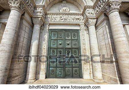 Stock Photo - "Entrance, mausoleum, Buckeburg castle, Buckeburg, Lower Saxony, Germany, Europe". Fotosearch