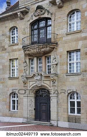 "Entrance of the former Royal Bavarian Regional Post Directorate, monumental building of Late Historicism, built 1905-06, now the University of Bamberg, Wilhelmstrasse, Bamberg, Upper Franconia, Bavaria, Germany, Europe, PublicGround, Europe" View Large Photo Image Stock Photo - "Entrance of the former Royal Bavarian Regional Post Directorate, monumental building of Late Historicism, built 1905-06, now the University of Bamberg, Wilhelmstrasse, Bamberg, Upper Franconia, Bavaria, Germany, Europe, PublicGround, Europe". Fotosearch