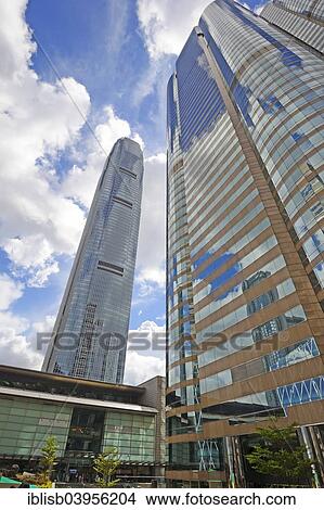 Picture - "Entrance of the International Finance Centre, IFC, Central Province, Hong Kong Island, China, Asia". Fotosearch