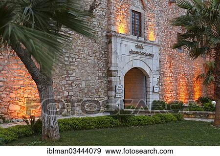 Stock Photo - "Entrance of the Kervansaray Hotel, old caravanserai, Kusadasi, Aydin province, Aegean region, Turkey, Asia". Fotosearch