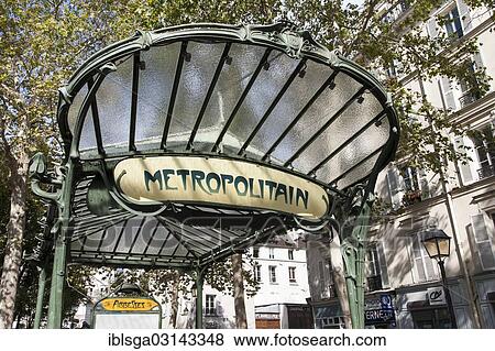 "Entrance of the metro station Abbesses with original art nouveau roof, Montmartre, Paris, Ile-de-France, France, Europe" View Large Photo Image Stock Photo - "Entrance of the metro station Abbesses with original art nouveau roof, Montmartre, Paris, Ile-de-France, France, Europe". Fotosearch