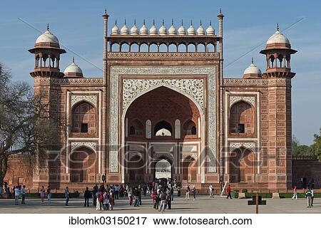 "Entrance portal, Taj Mahal, mausoleum, UNESCO World Heritage Site, Agra, Uttar Pradesh, India, Asia" View Large Photo Image Stock Photo - "Entrance portal, Taj Mahal, mausoleum, UNESCO World Heritage Site, Agra, Uttar Pradesh, India, Asia". Fotosearch