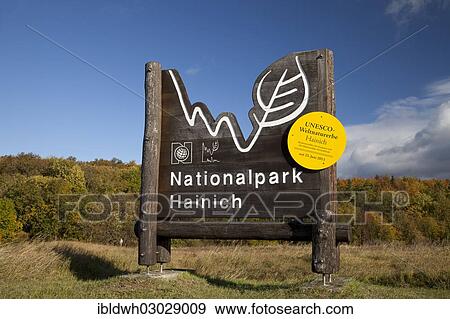 "Entrance sign to the Hainich National Park, UNESCO World Heritage Site, Hainich, Thuringia, Germany, Europe" View Large Photo Image Stock Photo - "Entrance sign to the Hainich National Park, UNESCO World Heritage Site, Hainich, Thuringia, Germany, Europe". Fotosearch