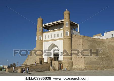 "Entrance to the Ark citadel, Bukhara, Uzbekistan, Asia" View Large Photo Image Stock Photo - "Entrance to the Ark citadel, Bukhara, Uzbekistan, Asia". Fotosearch