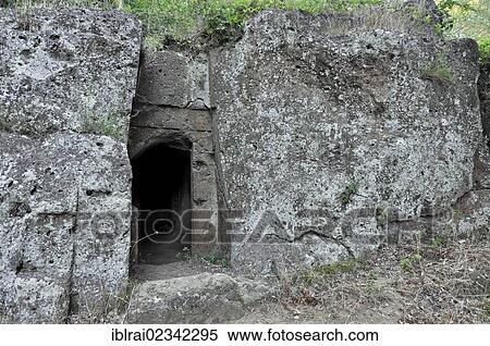 "Entrance to the Etruscan burial chamber Tomba della Sedia, archaeological zone at San Giovenale, near Blera, Lazio, Italy, Europe, PublicGround, Europe" View Large Photo Image Stock Photography - "Entrance to the Etruscan burial chamber Tomba della Sedia, archaeological zone at San Giovenale, near Blera, Lazio, Italy, Europe, PublicGround, Europe". Fotosearch