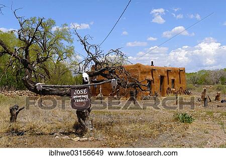 "Entrance to the house of a medicine man, Santa Fe, Santa Fe, New Mexico, United States, North America" View Large Photo Image Stock Photo - "Entrance to the house of a medicine man, Santa Fe, Santa Fe, New Mexico, United States, North America". Fotosearch