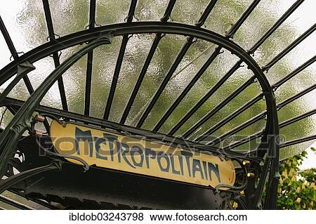 "Entrance to the Metro, designed by Hector Guimard, Dauphine metro station, Paris, Ile-de-France, France, Europe" View Large Photo Image Stock Photo - "Entrance to the Metro, designed by Hector Guimard, Dauphine metro station, Paris, Ile-de-France, France, Europe". Fotosearch