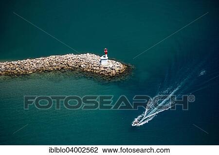 "Entrance to the port, motorboat, Sete, Languedoc-Roussillon, France, Europe" View Large Photo Image Stock Image - "Entrance to the port, motorboat, Sete, Languedoc-Roussillon, France, Europe". Fotosearch