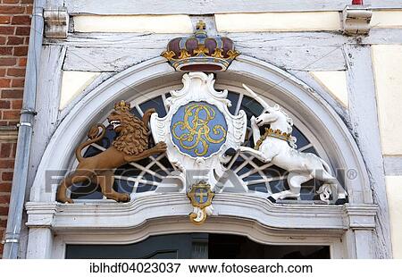 "Entrance with coat of arms, Verden Cathedral, Verden, Lower Saxony, Germany, Europe" View Large Photo Image Stock Photo - "Entrance with coat of arms, Verden Cathedral, Verden, Lower Saxony, Germany, Europe". Fotosearch