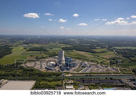 "EON Datteln power plant under construction, building freeze, aerial view, Dortmund-Ems Canal, Datteln, Ruhr Area, North Rhine-Westphalia, Germany, Europe" View Large Photo Image Stock Photo - "EON Datteln power plant under construction, building freeze, aerial view, Dortmund-Ems Canal, Datteln, Ruhr Area, North Rhine-Westphalia, Germany, Europe". Fotosearch