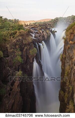 "Epupa Falls, Kunene river on the border between Namibia and Angola, Kunene Region, Namibia, Africa" View Large Photo Image Stock Photograph - "Epupa Falls, Kunene river on the border between Namibia and Angola, Kunene Region, Namibia, Africa". Fotosearch