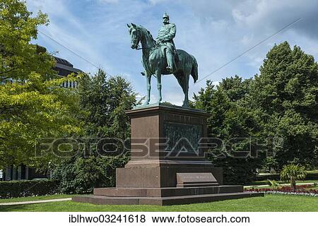 "Equestrian statue of Kaiser Wilhelm I, castle gardens, Kiel-Mitte, Kiel, Schleswig-Holstein, Germany, Europe" View Large Photo Image Stock Photo - "Equestrian statue of Kaiser Wilhelm I, castle gardens, Kiel-Mitte, Kiel, Schleswig-Holstein, Germany, Europe". Fotosearch