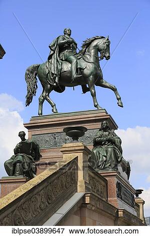 "Equestrian statue of King Friedrich Wilhelm IV outside Alte Nationalgalie, Old National Gallery, Museum Island, Berlin, Germany, Europe" View Large Photo Image Stock Photo - "Equestrian statue of King Friedrich Wilhelm IV outside Alte Nationalgalie, Old National Gallery, Museum Island, Berlin, Germany, Europe". Fotosearch