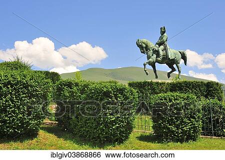 "Equestrian statue of Napoleon on the Prairie de la Rencontre outside Laffrey, Route Napoleon, Departement Isere, Rhone-Alpes, France, Europe" View Large Photo Image Stock Photograph - "Equestrian statue of Napoleon on the Prairie de la Rencontre outside Laffrey, Route Napoleon, Departement Isere, Rhone-Alpes, France, Europe". Fotosearch