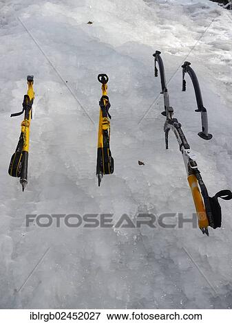 "Equipment for ice climbers in Eistobel, Maierhoefen, Allgaeu, Bavaria, Germany, Europe" View Large Photo Image Stock Photo - "Equipment for ice climbers in Eistobel, Maierhoefen, Allgaeu, Bavaria, Germany, Europe". Fotosearch