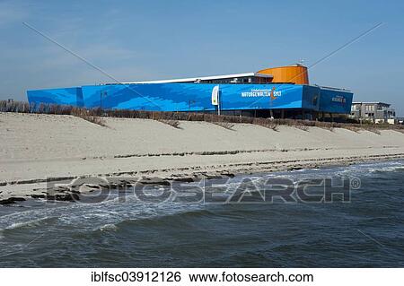 Stock Photograph - "Erlebniszentrum Naturgewalten, Forces of Nature interactive museum, Sylt, North Frisia, Schleswig-Holstein, Germany, Europe". Fotosearch