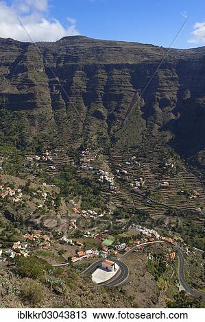 Stock Image - "Ermita de San Antonio, Valle Gran Rey, La Gomera, Canary Islands, Spain, Europe". Fotosearch