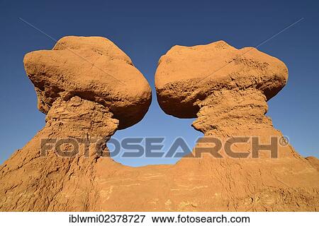 "Eroded hoodoos and Entrada Sandstone rock formations, Goblins, Goblin Valley State Park, San Rafael Reef Desert, Utah, Southwestern USA, USA" View Large Photo Image Stock Photo - "Eroded hoodoos and Entrada Sandstone rock formations, Goblins, Goblin Valley State Park, San Rafael Reef Desert, Utah, Southwestern USA, USA". Fotosearch