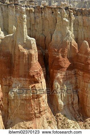 "Eroded hoodoos and rock formations discolored by minerals of Coal Mine Canyon, Coal Mine Mesa, Painted Desert, Hopi Reservation, Navajo Nation Reservation, Arizona, Southwest, United States of America, USA" View Large Photo Image Stock Image - "Eroded hoodoos and rock formations discolored by minerals of Coal Mine Canyon, Coal Mine Mesa, Painted Desert, Hopi Reservation, Navajo Nation Reservation, Arizona, Southwest, United States of America, USA". Fotosearch