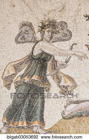 Stock Image - "Eros and Psyche, 3rd cent. A. C., Hatay Archaeology Museum,, Antakya, Hatay Province, Turkey, Asia". Fotosearch