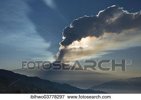 "Eruption column above the new southeast crater in the morning, Mount Etna, at Cesaro, Sicily, Italy, Europe" View Large Photo Image Stock Photo - "Eruption column above the new southeast crater in the morning, Mount Etna, at Cesaro, Sicily, Italy, Europe". Fotosearch