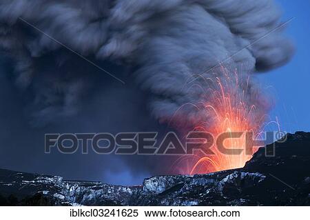 "Eruption of Eyjafjallajoekull volcano, long exposure, Eyjafjallajokull, Iceland, Europe" View Large Photo Image Stock Photography - "Eruption of Eyjafjallajoekull volcano, long exposure, Eyjafjallajokull, Iceland, Europe". Fotosearch