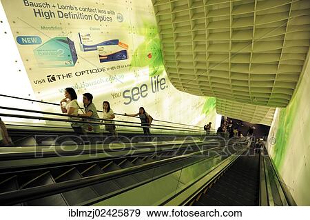"Escalator to the MRT train at the Ion Orchard Shopping Centre, Orchard Road, Central Area, Central Business District, Singapore, Asia" View Large Photo Image Stock Photo - "Escalator to the MRT train at the Ion Orchard Shopping Centre, Orchard Road, Central Area, Central Business District, Singapore, Asia". Fotosearch