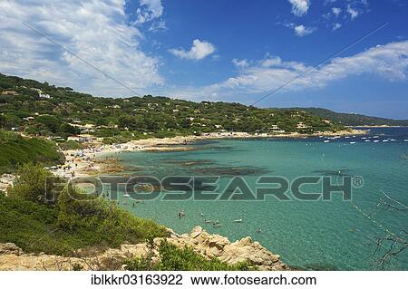 "Escalet beach, Saint-Tropez, Departement Var, Region Provence-Alpes-Cote d? ÇÖAzur, France, Europe" View Large Photo Image Stock Image - "Escalet beach, Saint-Tropez, Departement Var, Region Provence-Alpes-Cote d? ÇÖAzur, France, Europe". Fotosearch