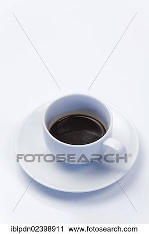 Stock Image - Espresso cup and saucer. Fotosearch